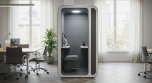 The smart and soundproof office phone booth